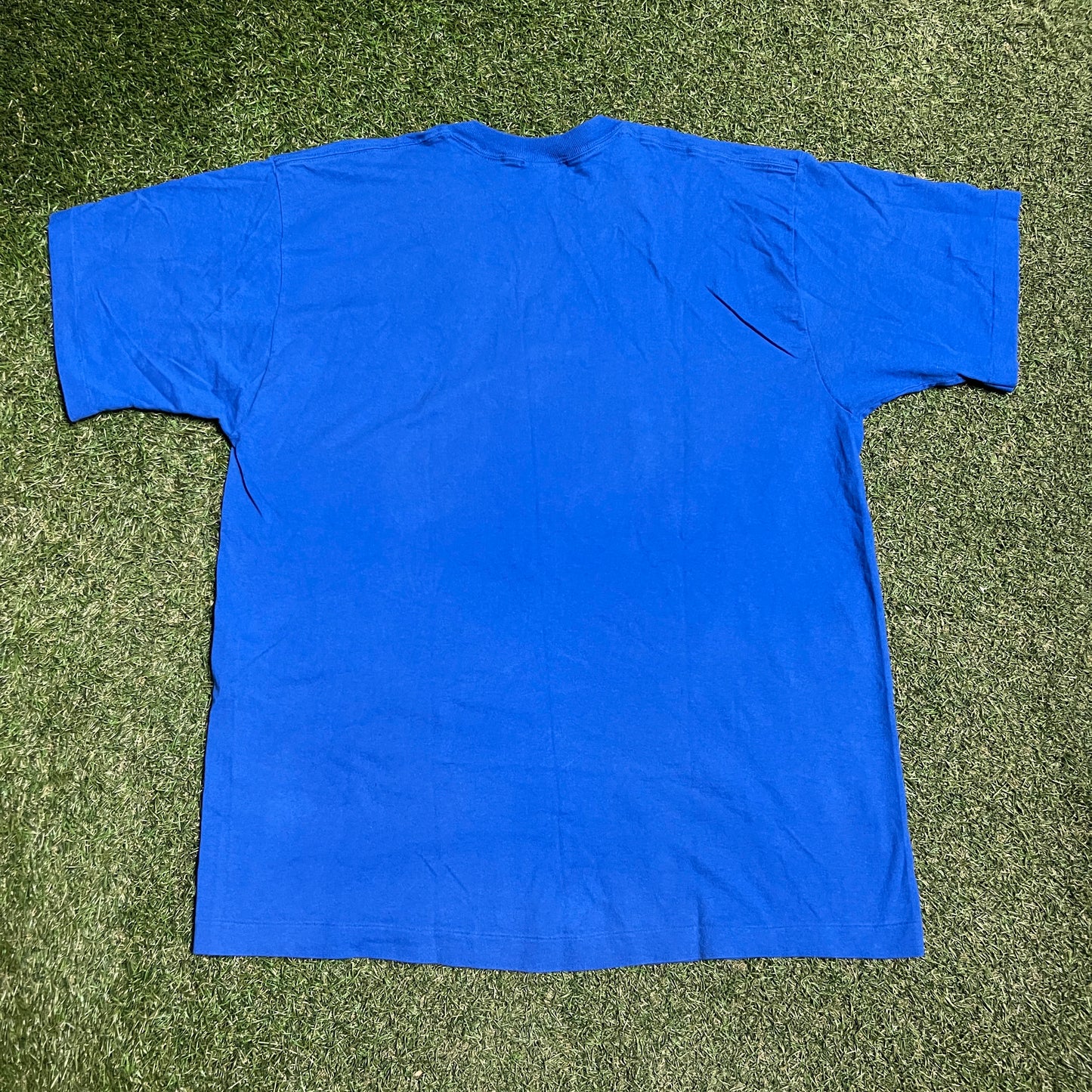 2000s New York Giants Helmet NPC Eastern Division Blue Tee Size XL USED v16259