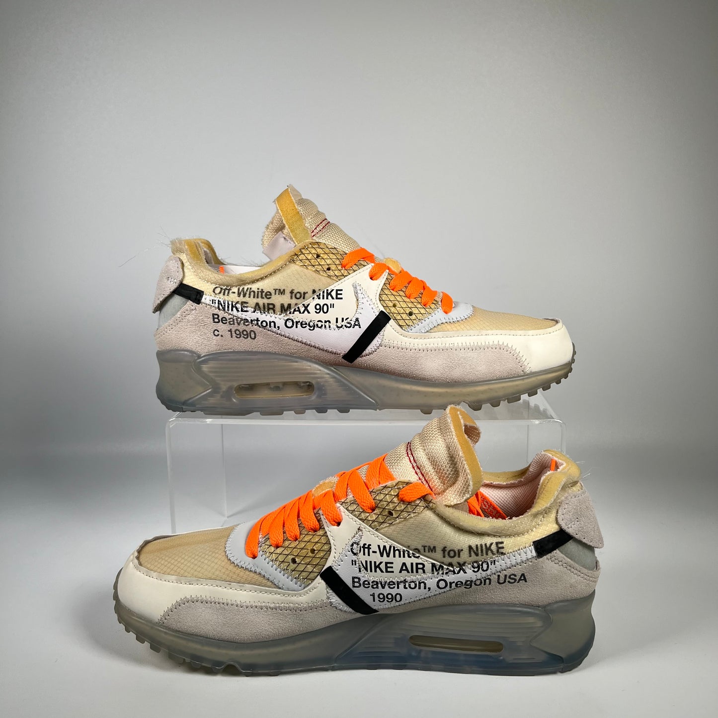 Nike Air Max 90 Off-White (2017) Size 8.5 USED S17988