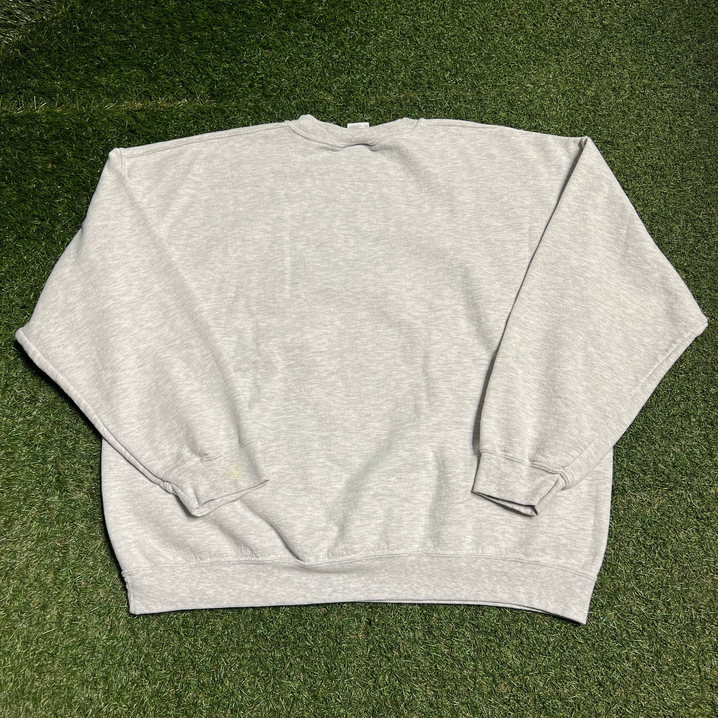 2012 Superbowl Giants Patriots Indianapolis Grey Crewneck Size XXL USED v16434