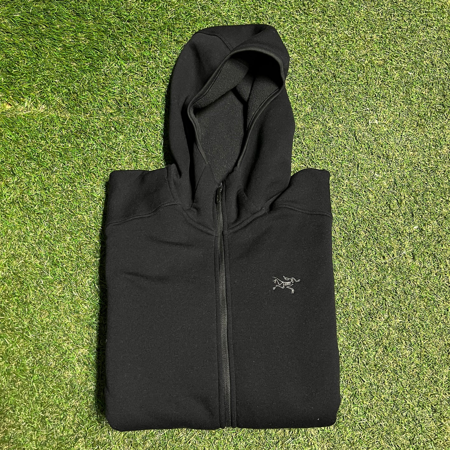 Arc'teryx Black Full Zip Hoodie Size Small USED x14190