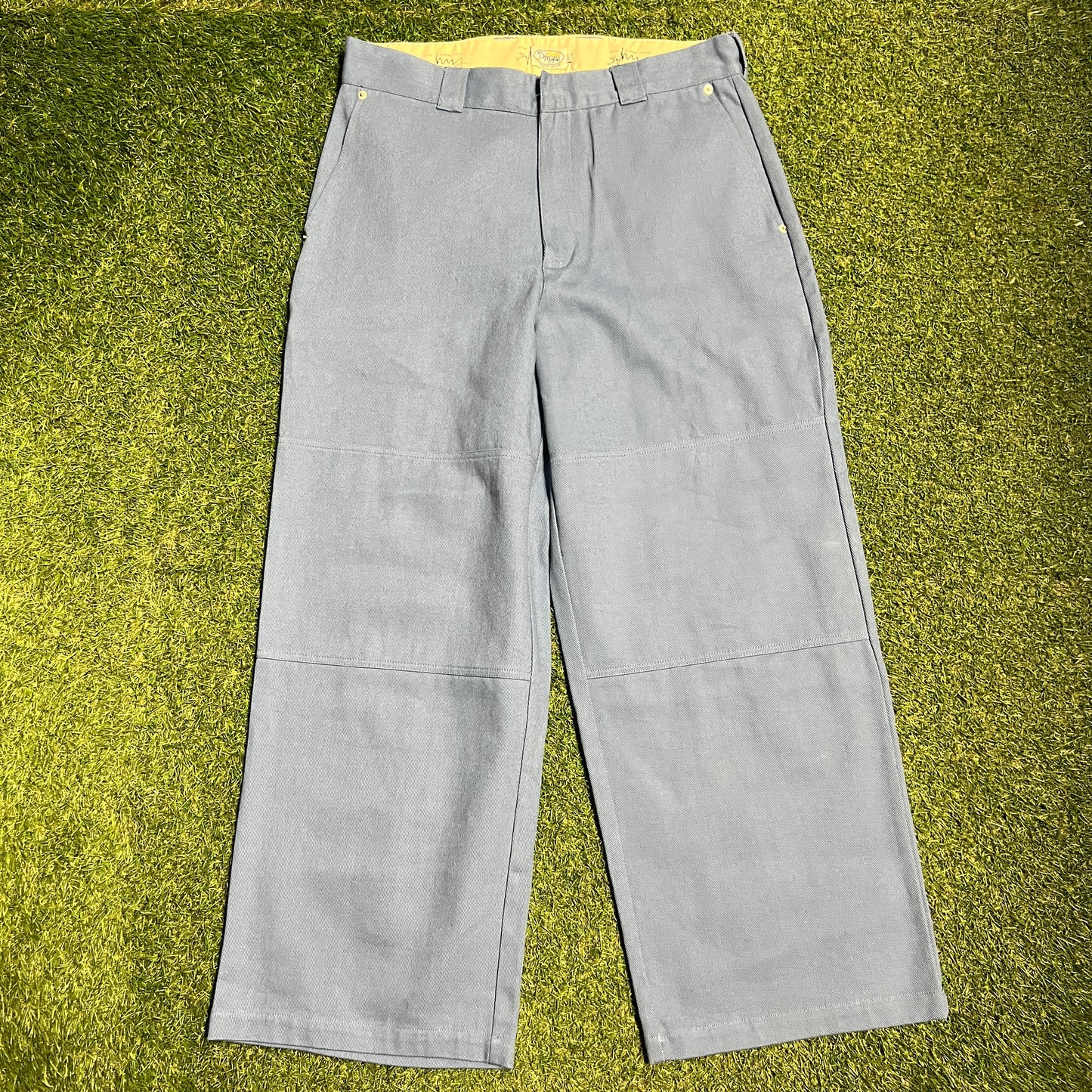 Phyps Wide Leg Blue Work Pants SIze XL NEW v16087