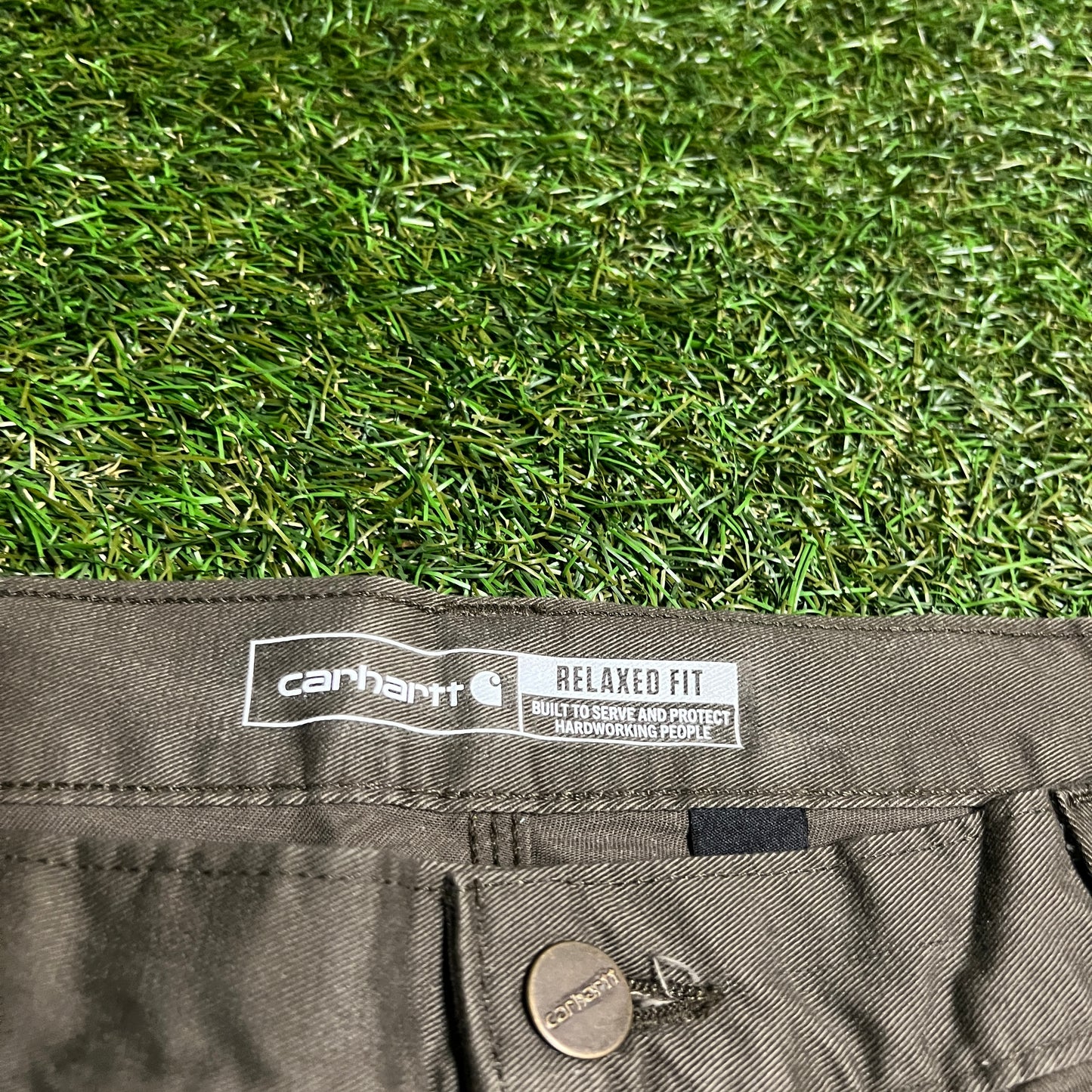 Carhartt Olive Utility Pants Size 38 NEW v16360