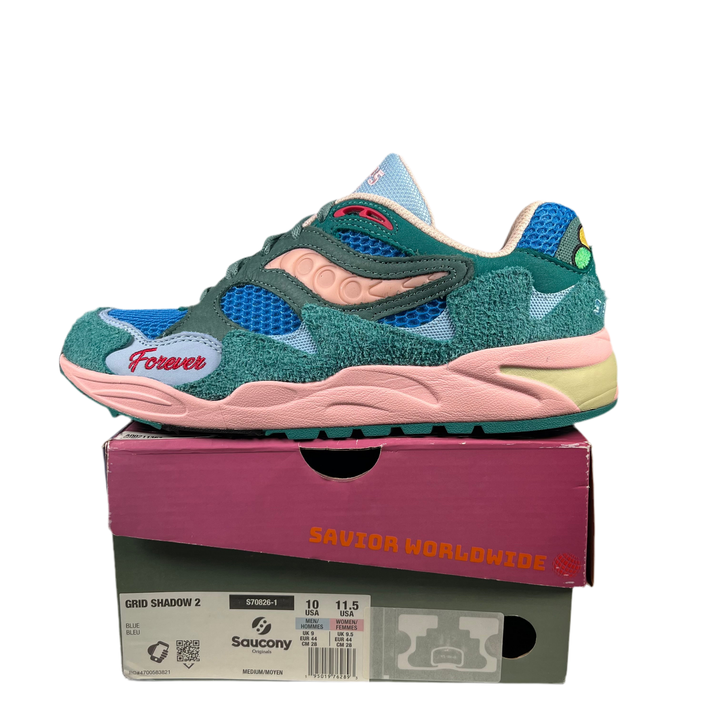 Saucony x Jae Tips Grid Shadow 2 "What's the Occasion? Wear to a Party." (2023) Size 10 USED s18161