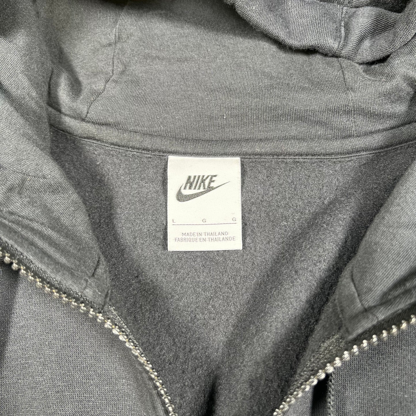 Nike Black Full Zip Hoodie SIze Large USED v16665