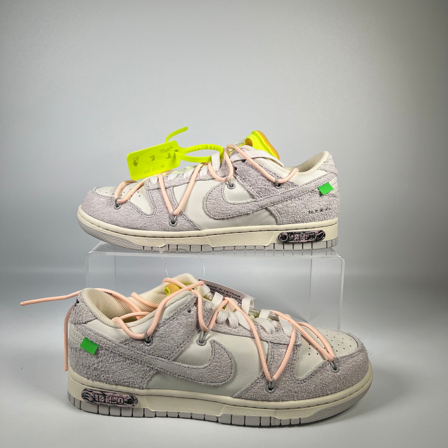 Nike Dunk Low Off White Lot 12 Size 8 NEW s18436