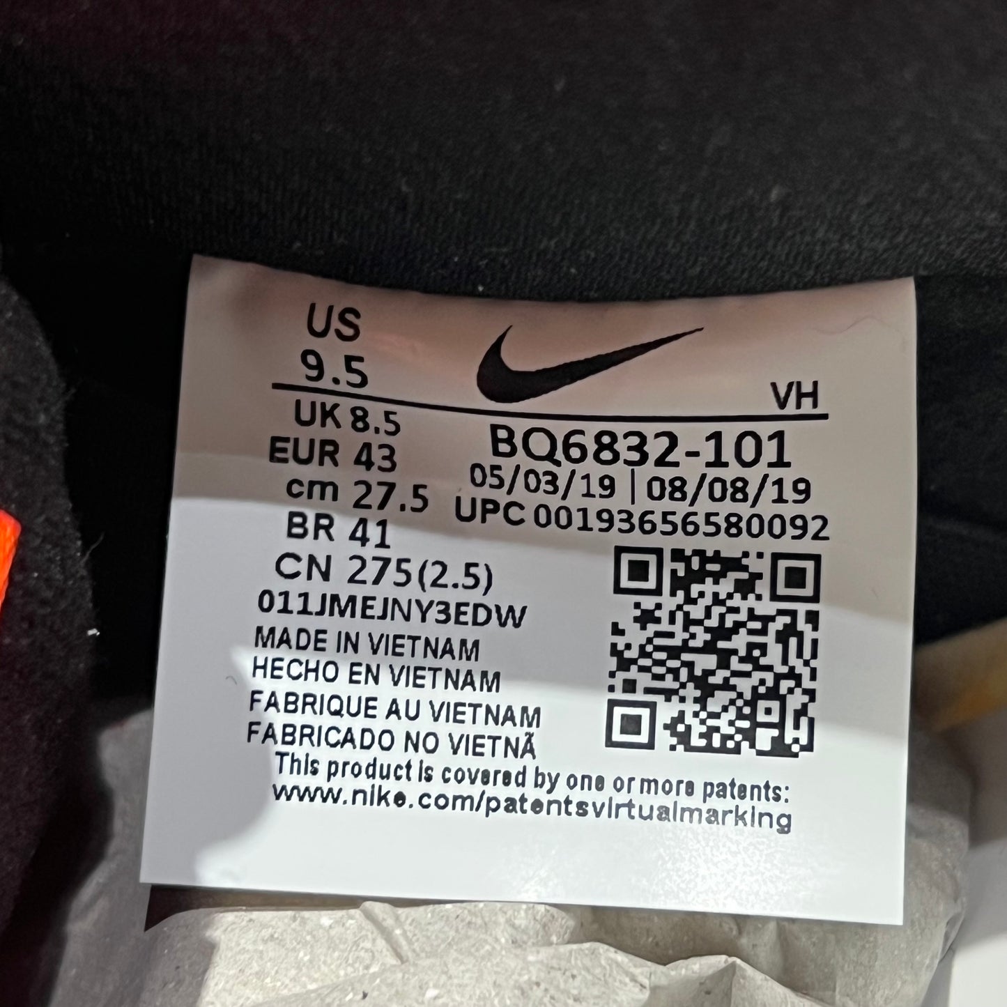 Nike SB Dunk Low Raygun Tie Dye White (2019) Size 9.5 NEW s20382