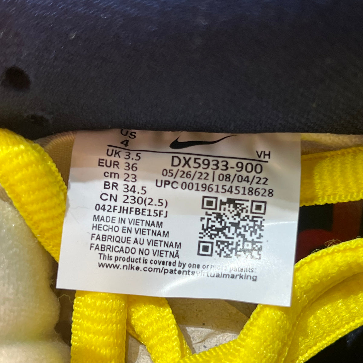 Nike Dunk Low Be True Xavier Schipani (2022) Size 4 NEW x19893