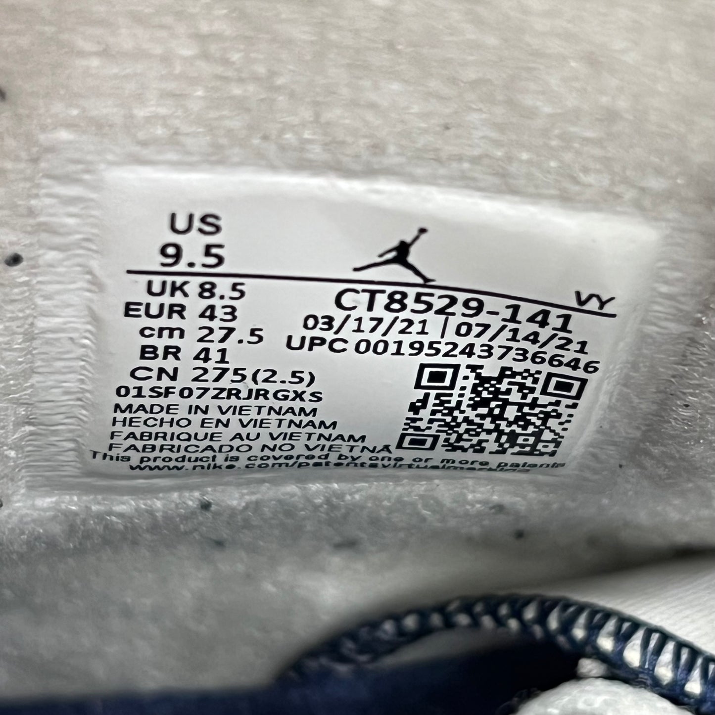 Jordan 6 Midnight Navy (2021) Size 9.5 USED s20892