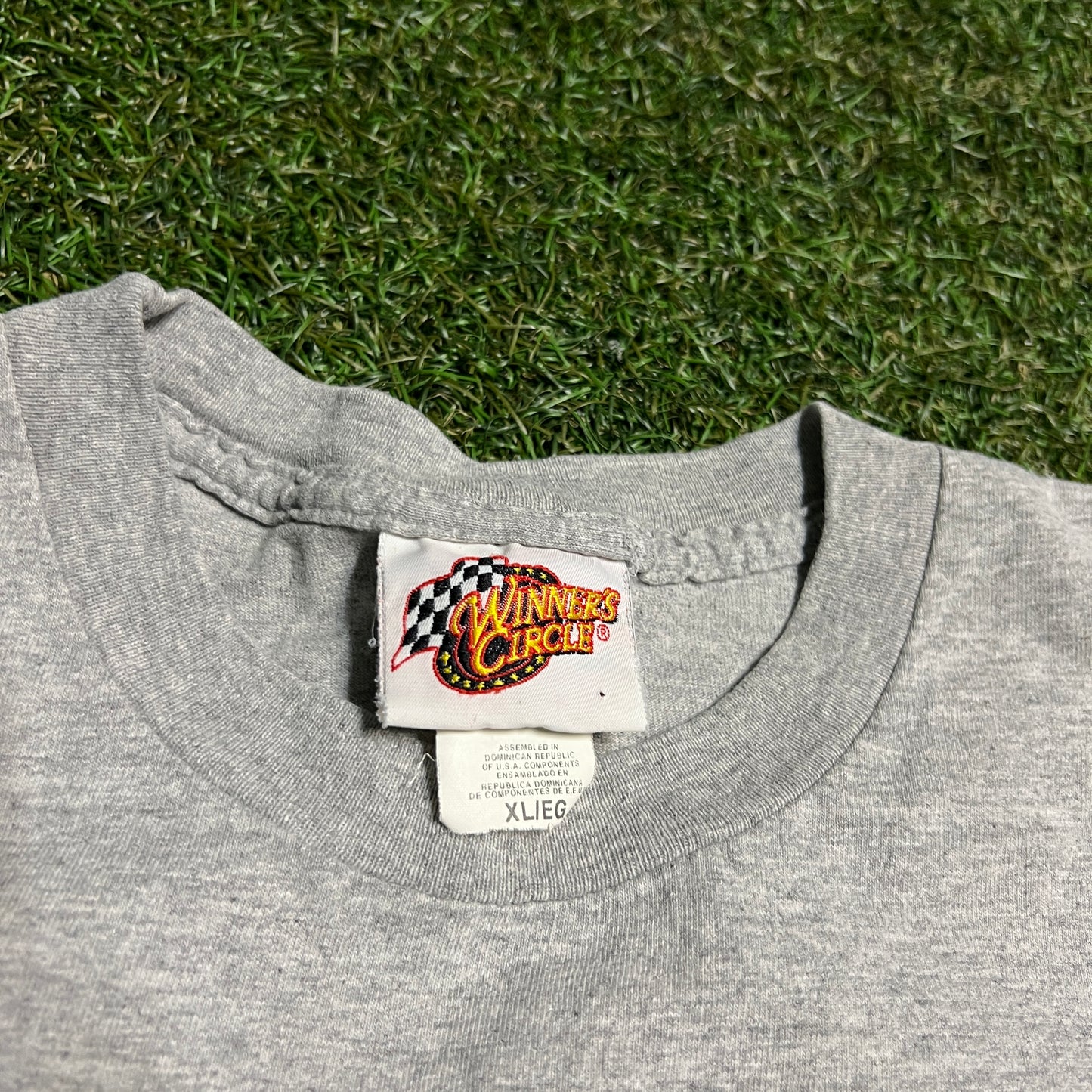 2000 Lowes Jimmie Johnson Racing Grey Tee Size XL USED v16490