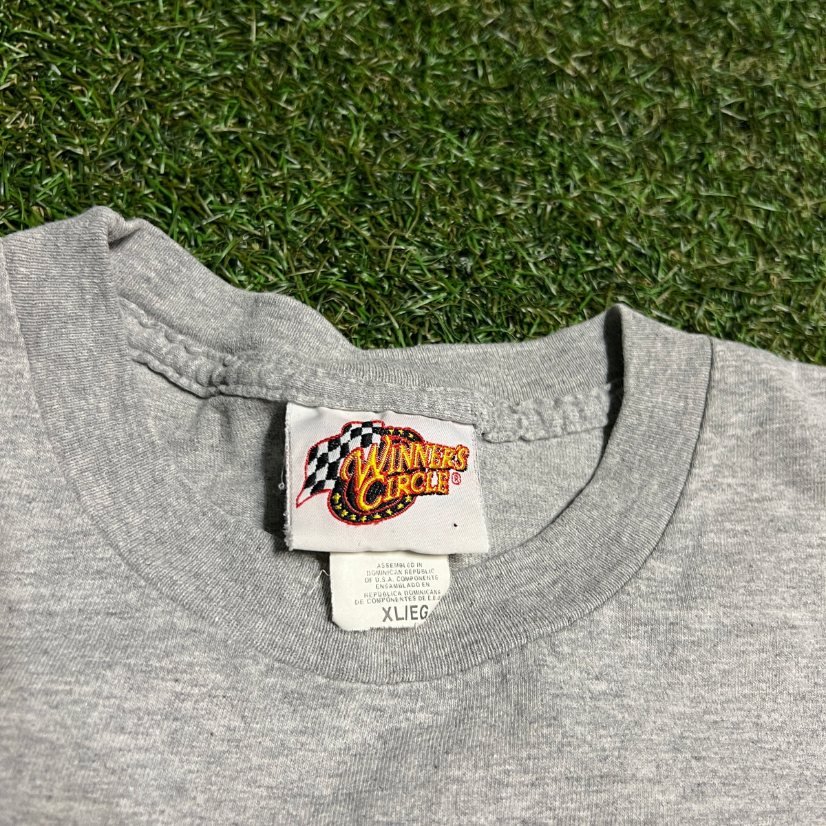 2000 Lowes Jimmie Johnson Racing Grey Tee Size XL USED v16490