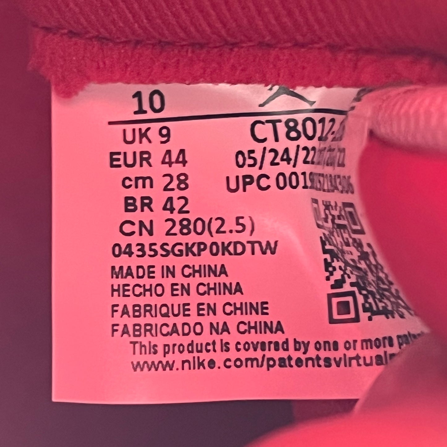 Jordan 11 Cherry (2022) Size 10 USED s22113