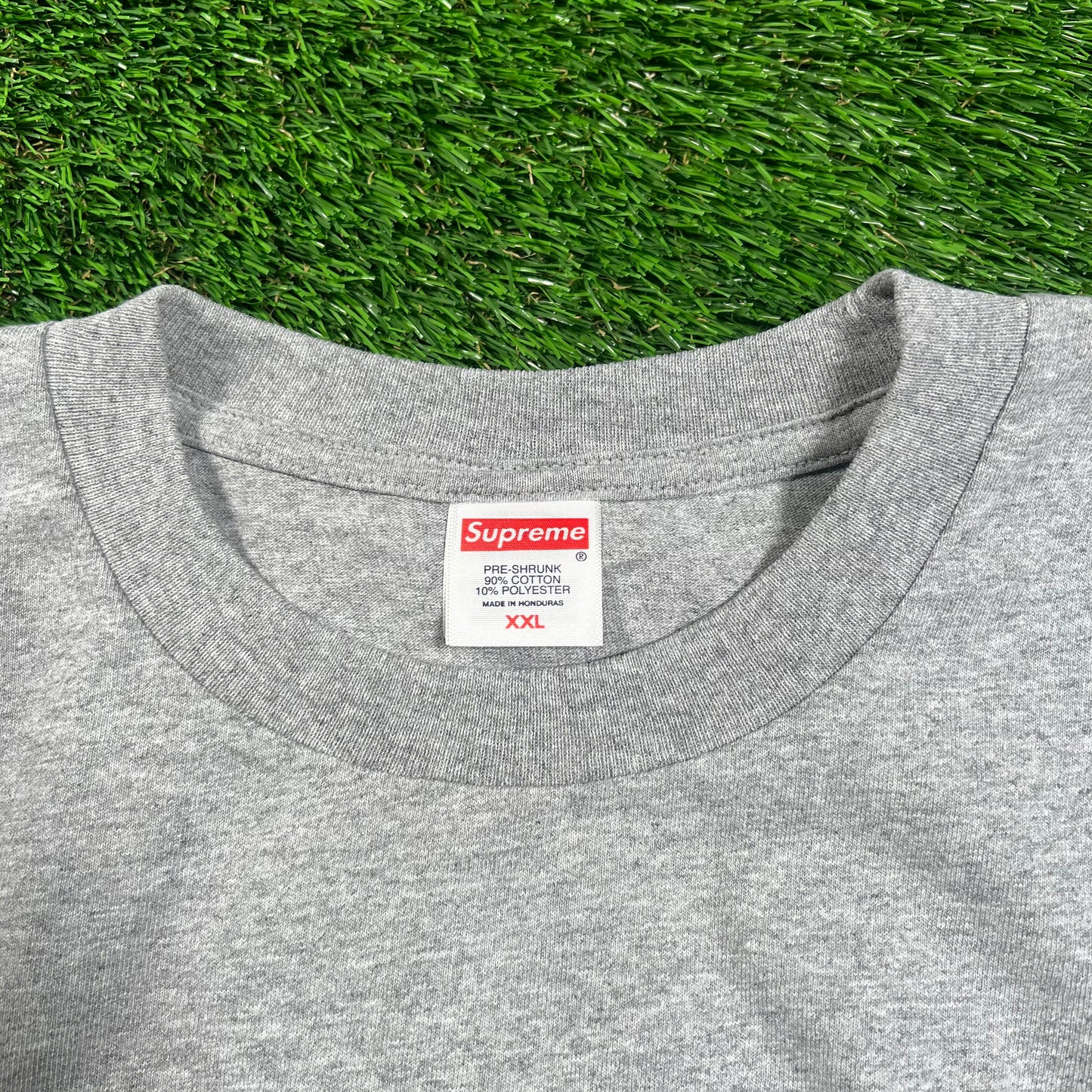Supreme Grey Arabic Box Logo Tee (2026) Size XXL NEW x16466