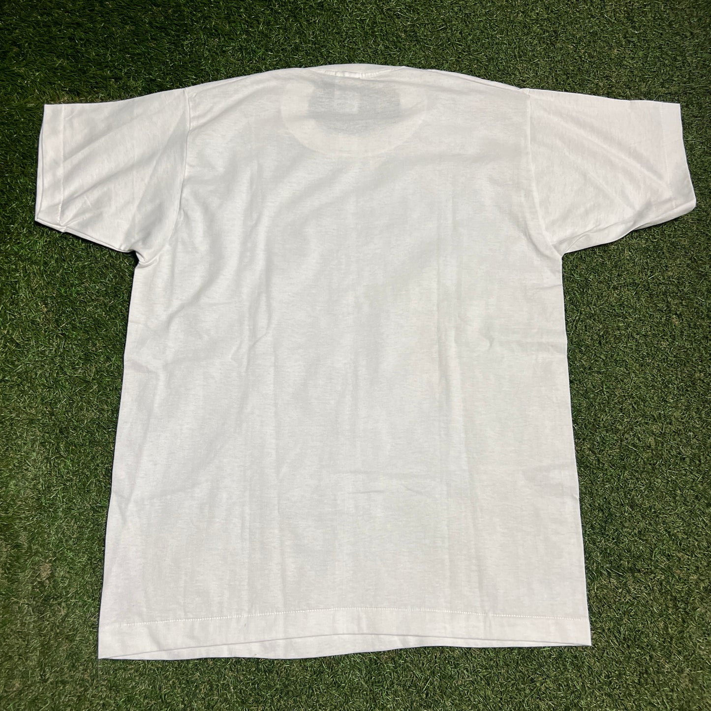 Y2K New York I Want To Be Apart White Tee Size Large USED v16371