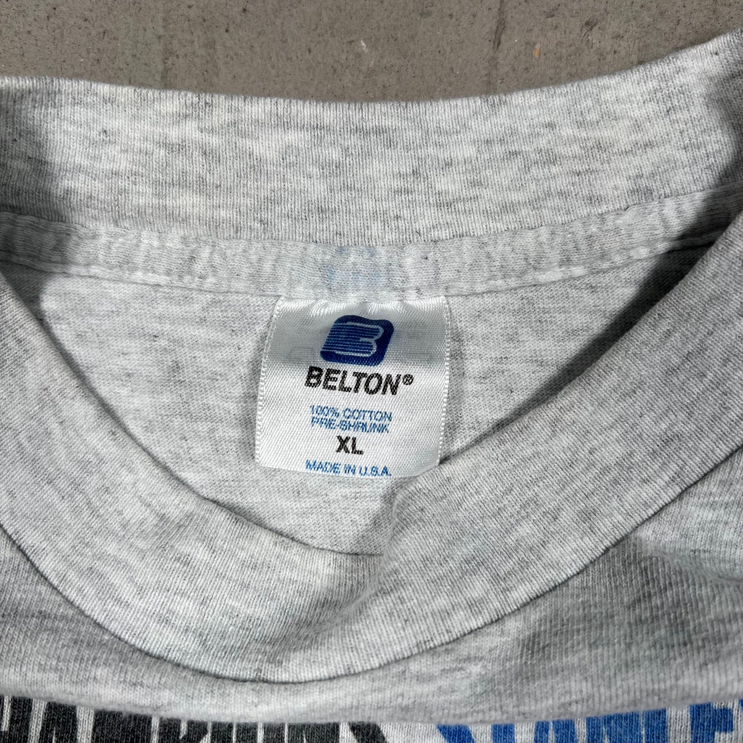 1994 New York Rangers Grey Stasnley Cup Tee Size XL USED v19799