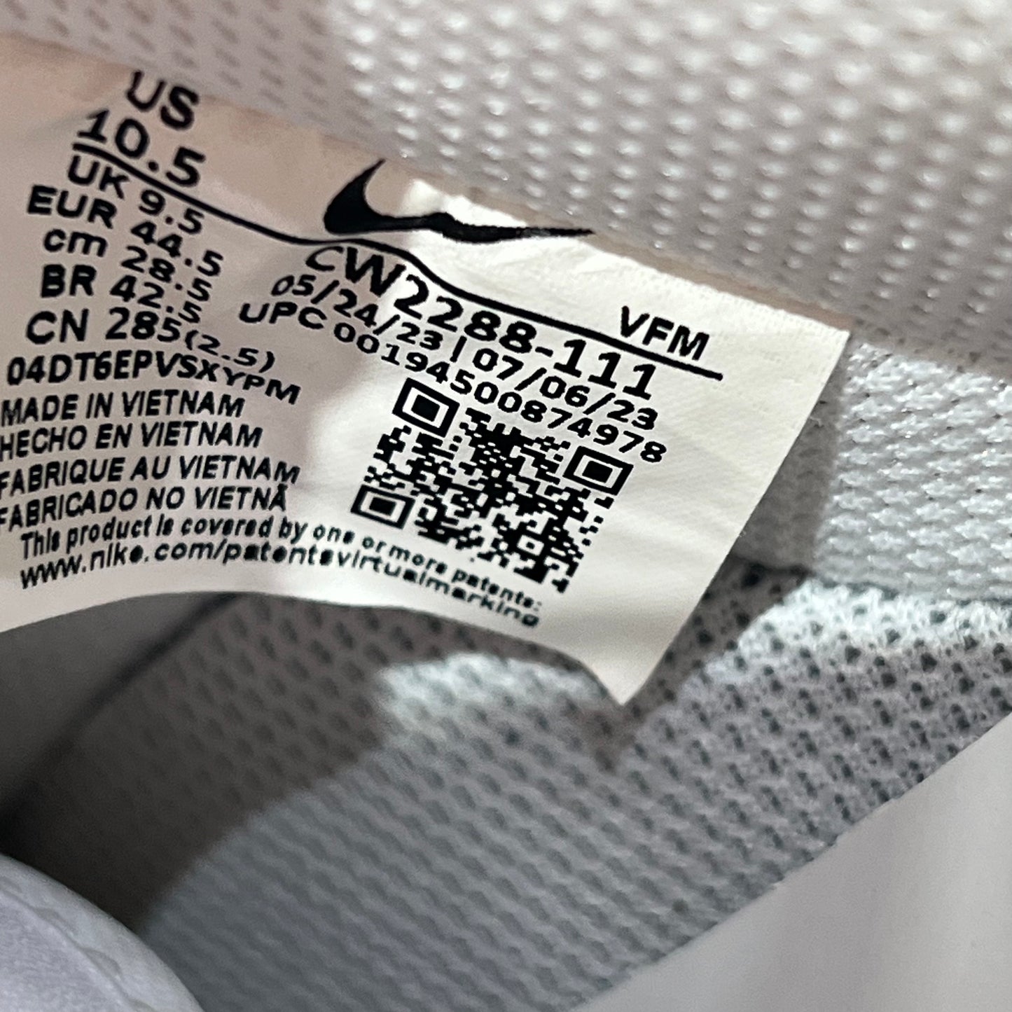 Nike Air Force One White (2026) Size 10.5 USED S22926