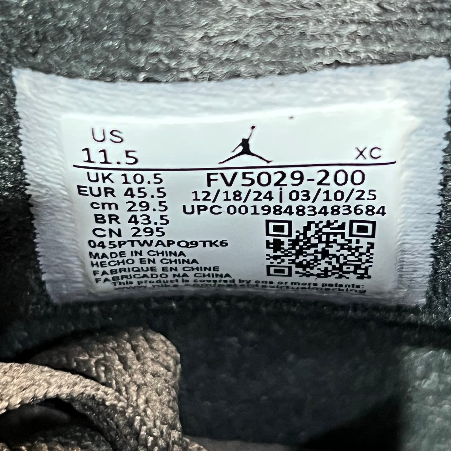 Jordan 4 Cave Stone (2025) Size 11.5 NEW s23000