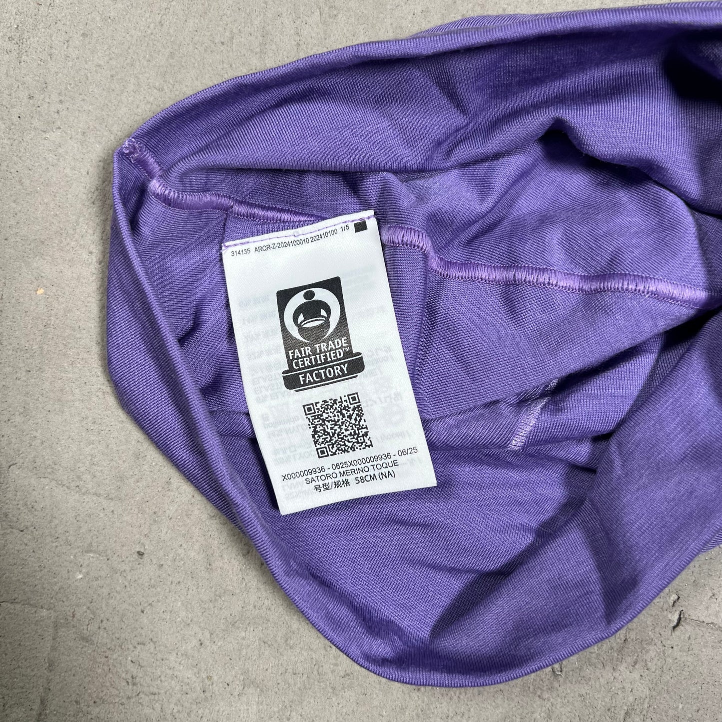 Arcteryx Purple Skully Beanie USED x18004