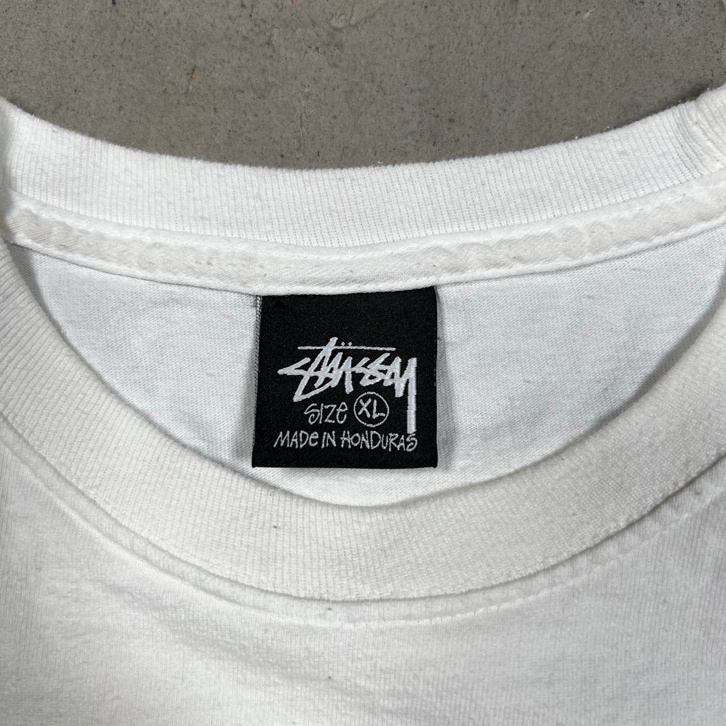 Stussy Laura White Tee Size XL USED x17833