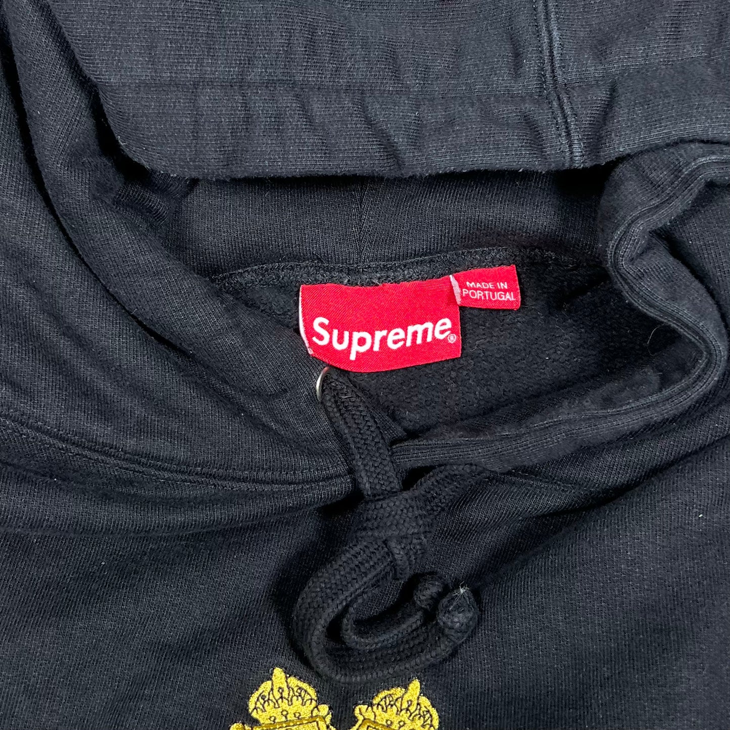 Supreme Love or Hate Black Hoodie Size XL USED x18099