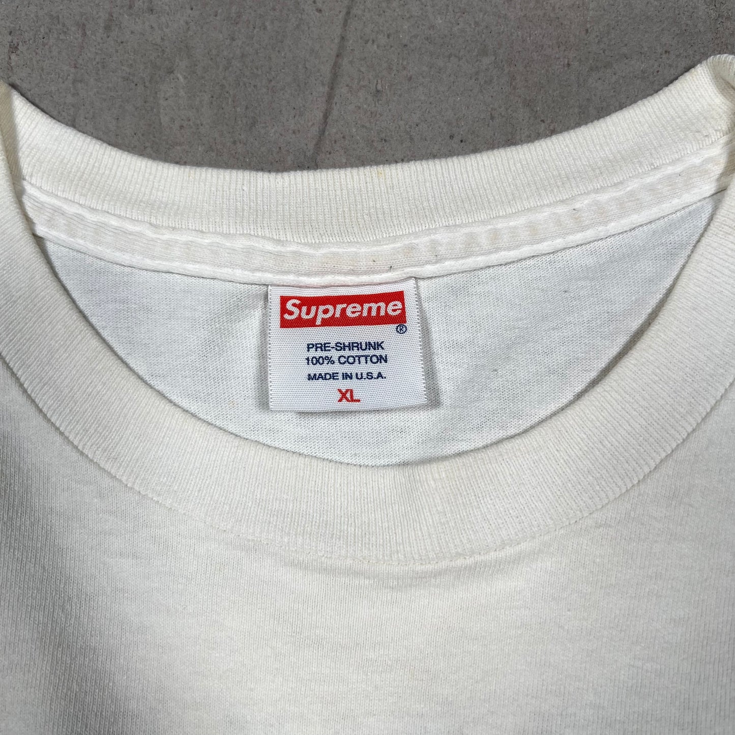 2008 Supreme Miles Davis Nefertiti White Tee Size XL USED x18138