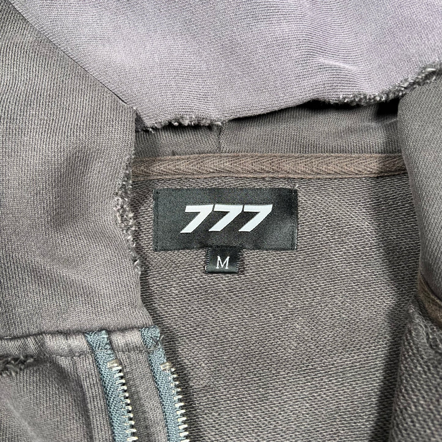 777 Brand Grey/Purple Peace Hoodie Size Medium NEW x18203