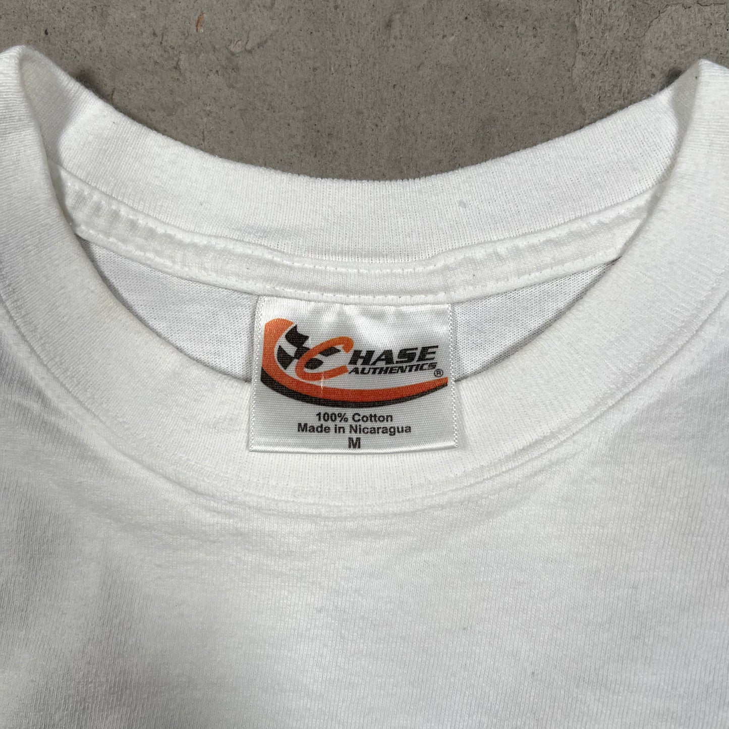 Y2K Nascar Elvis 30th Budweiser Tee White Size Medium USED v19951