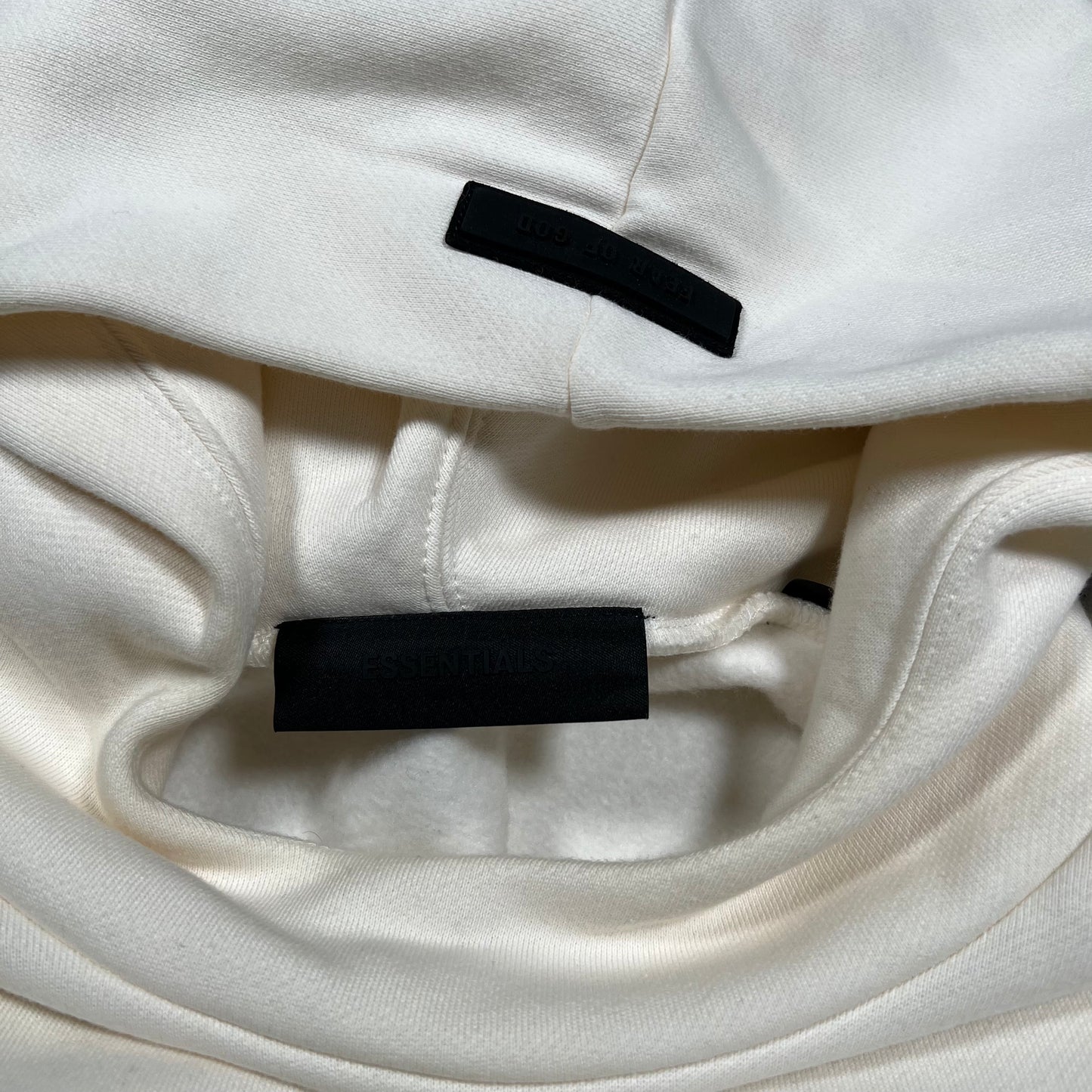 Fear of God FOG Essentials White Hoodie Size XL USED x18263