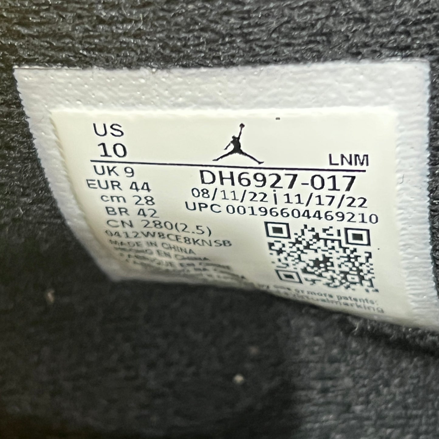 Jordan 4 Thunder (2023) Size 10 USED s22533