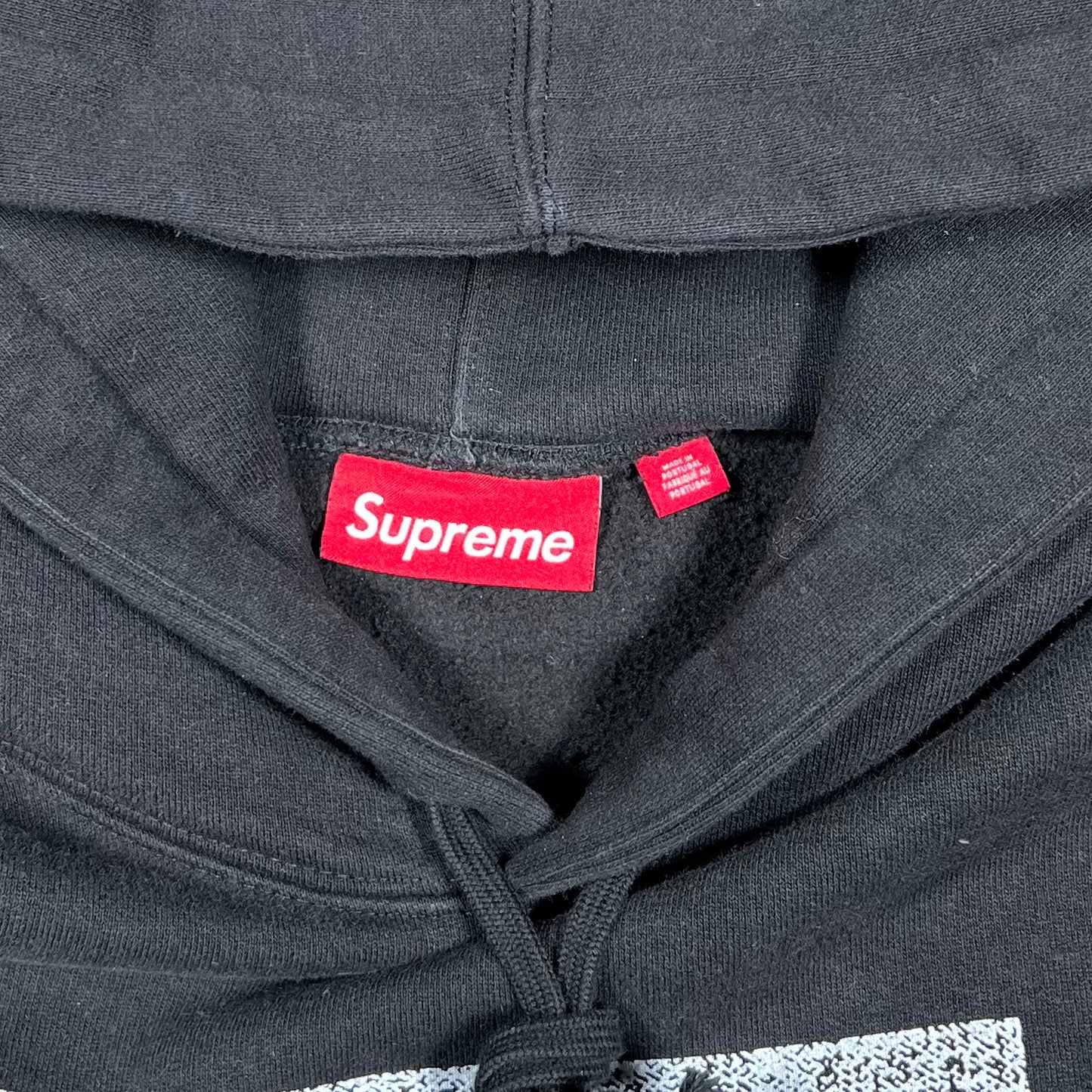 Supreme Dash Snow Hoodie Black (2025) Size Large USED x18339
