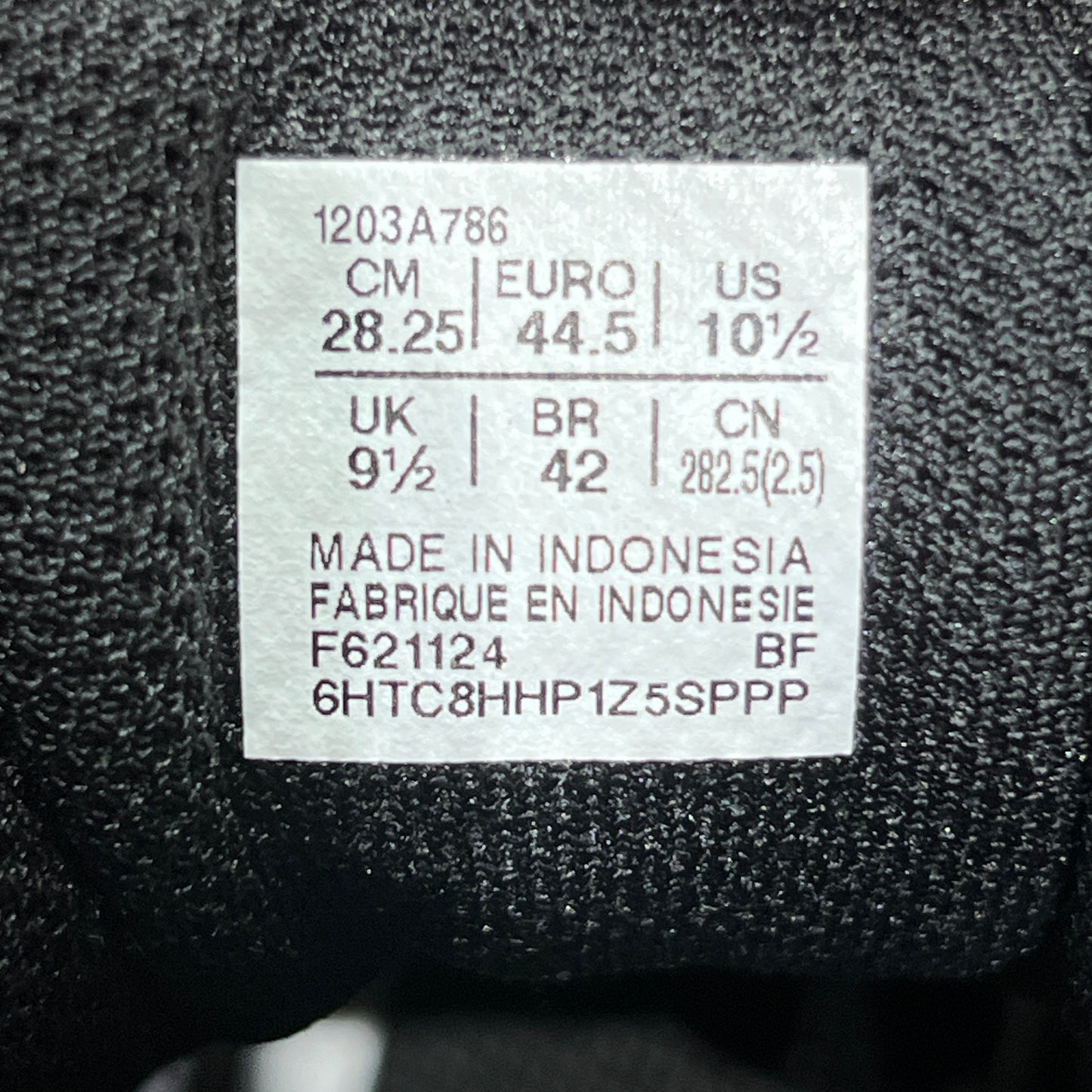 Asics Gel-113 Black Blue Silver (2025) Size 10.5 USED s22603