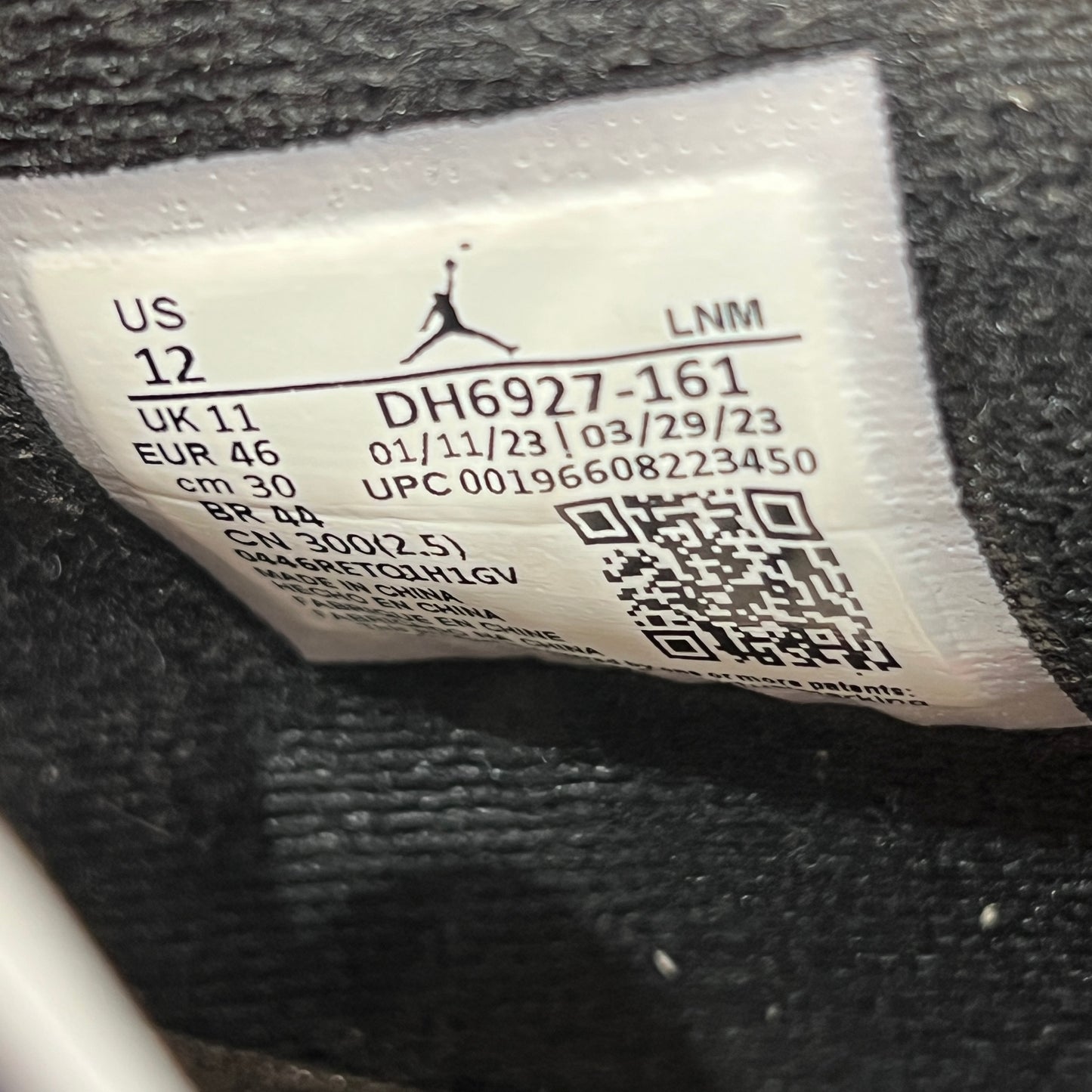 Jordan 4 Red Cement (2023) Size 12 USED s22690