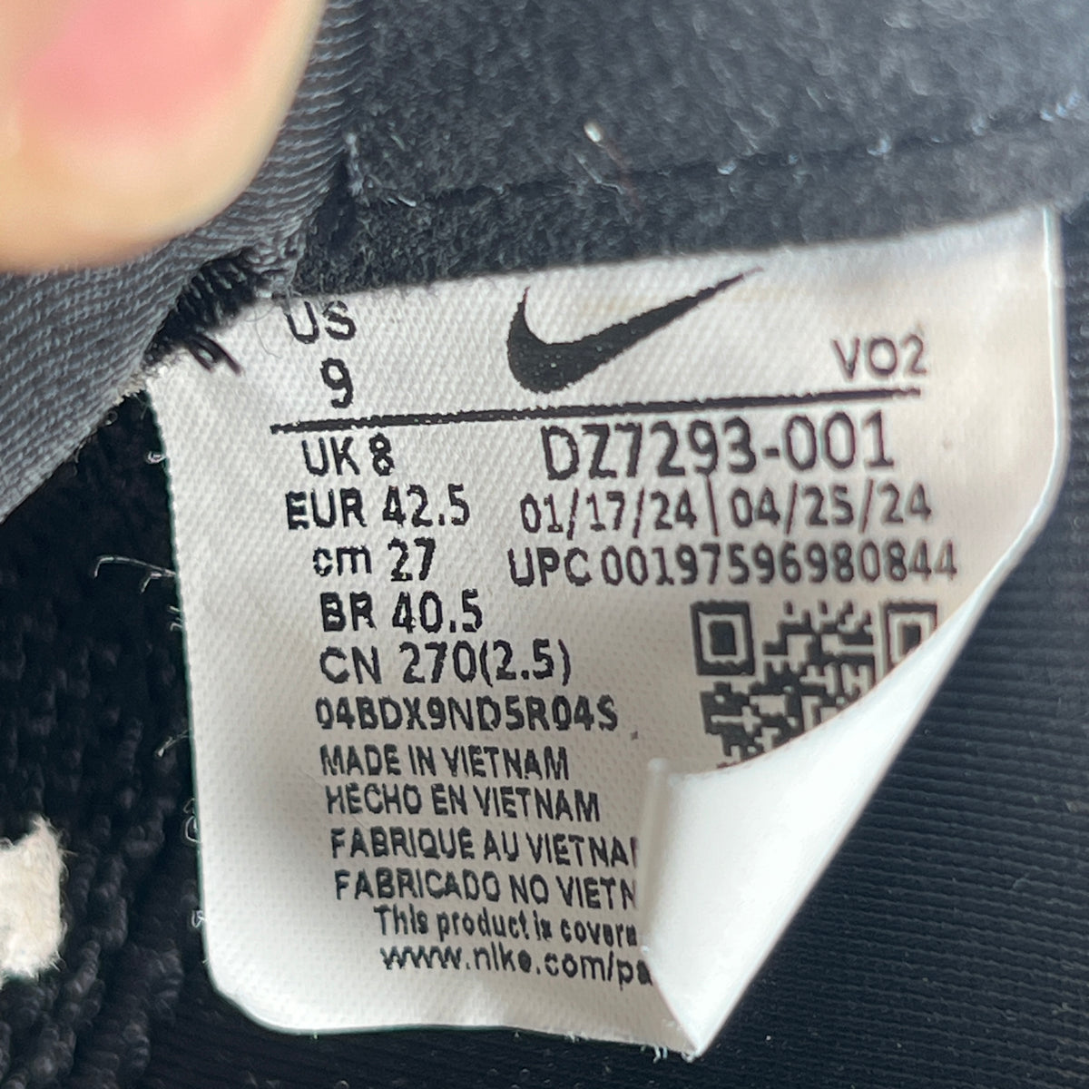 Nike Hot Step 2 Drake Nocta Black (2024) Size 9 USED s23035
