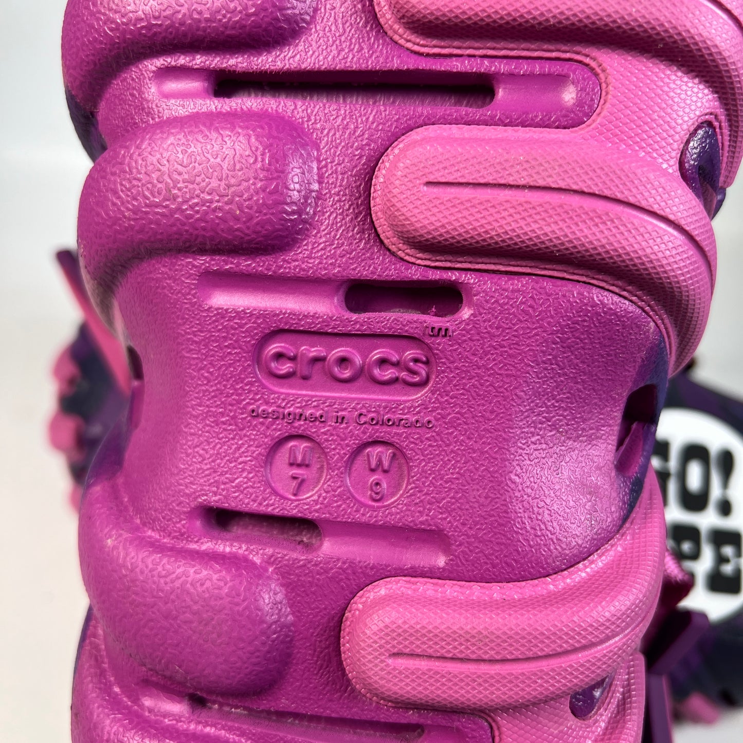 Croc Echo RO Clog Bape Grapeberry Camo (2026) Size 7 USED s23049