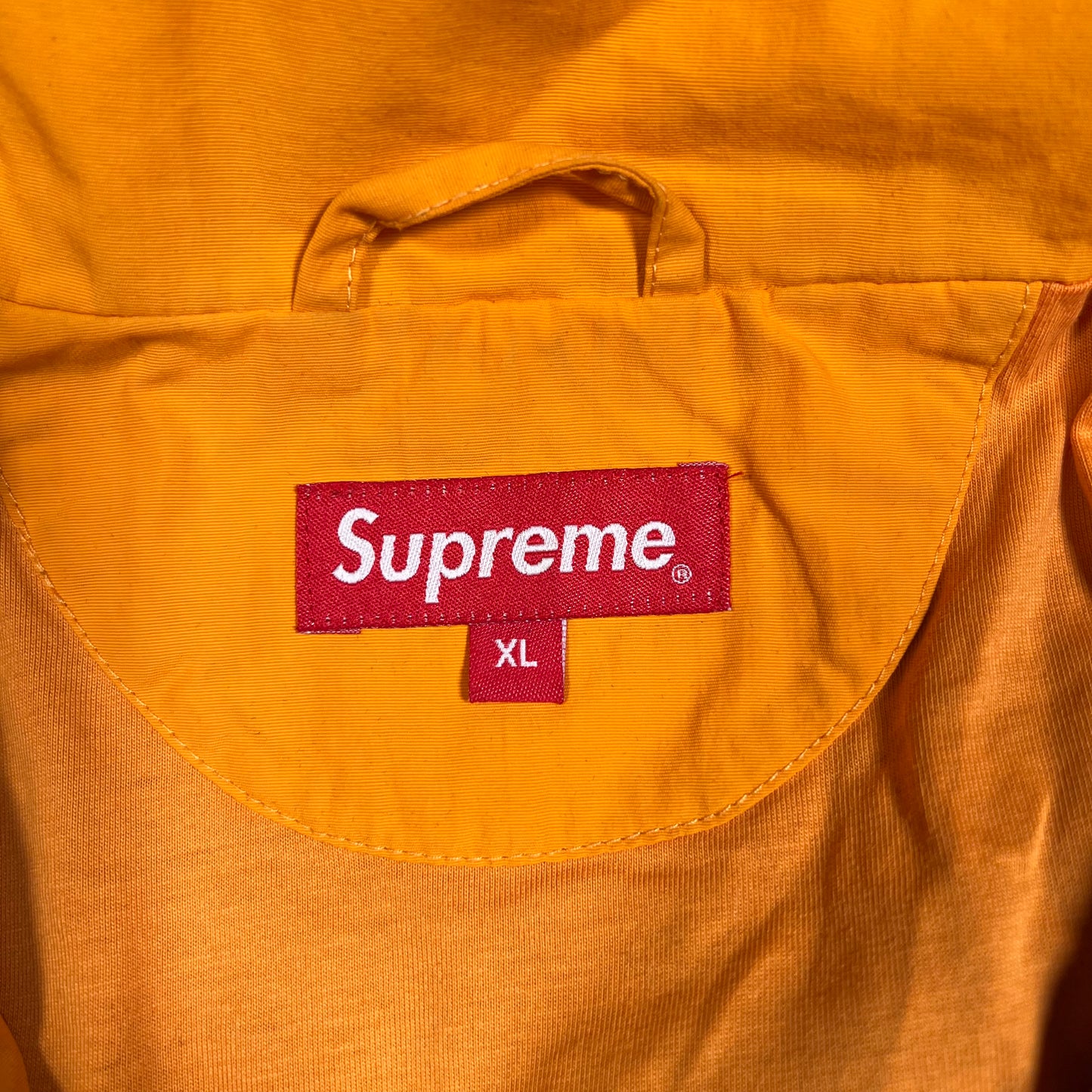 Supreme BBig Letter Orange/Navy Track Jacket Size XL USED x17703