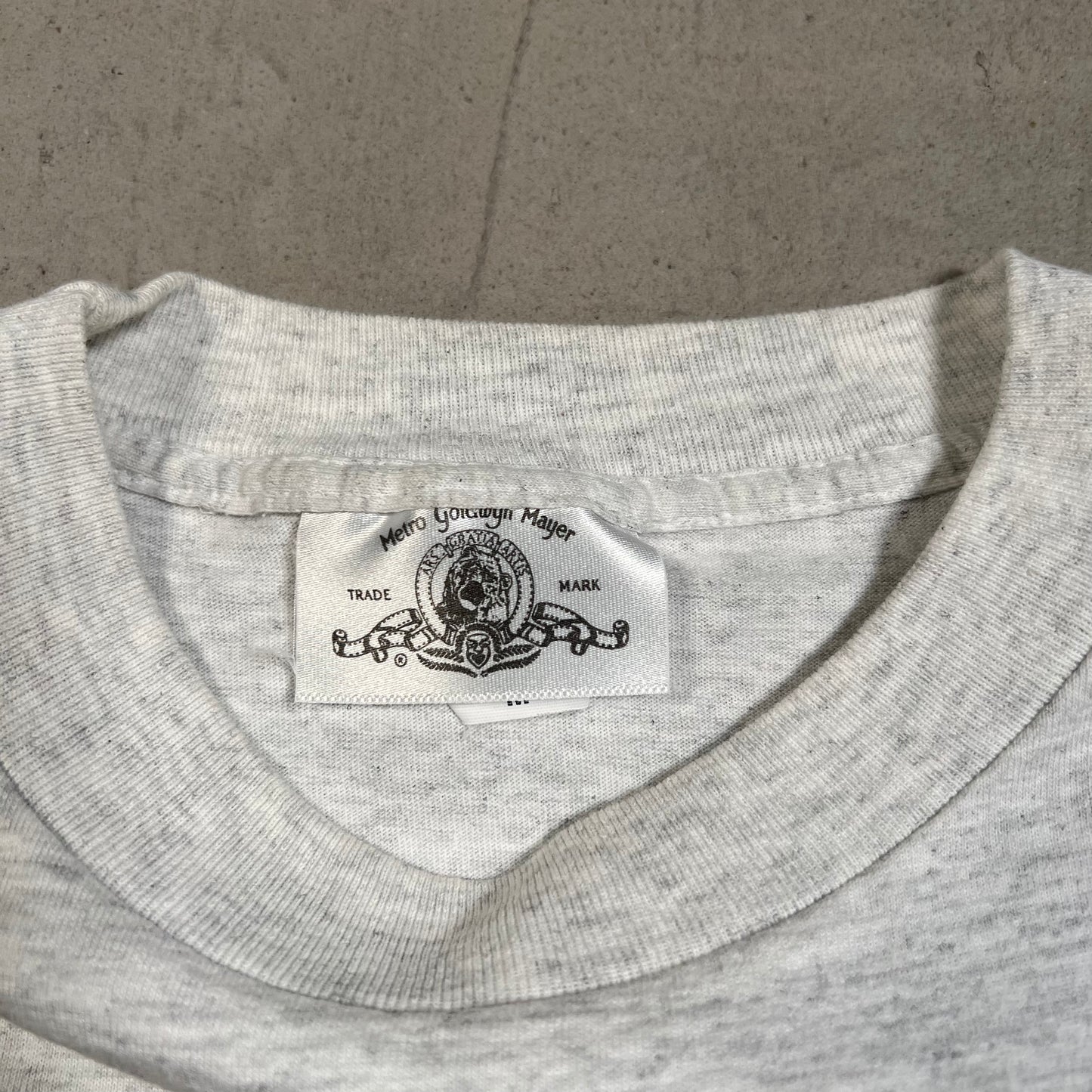 1995 James Bond 007 Goldfinger Promo Grey Tee Size Medium USED v19631