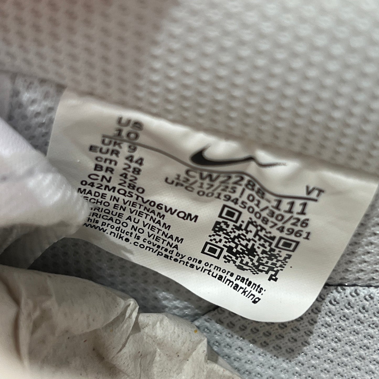 Nike Air Force 1 Low White (2026) Size 10 NEW s23070