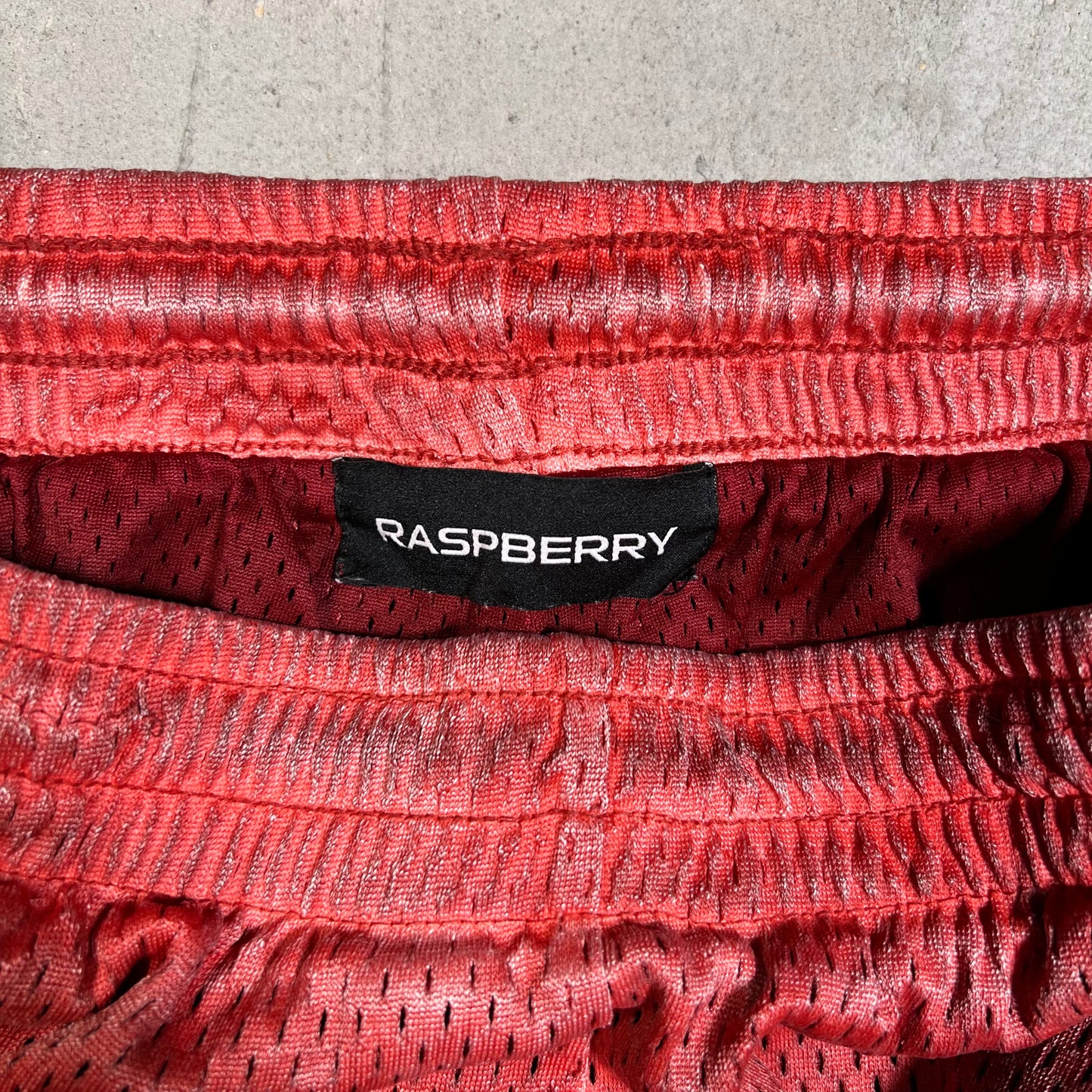 GV Gallery Raspberry Hills Red Mesh Sweatpants Size XS USED x17736