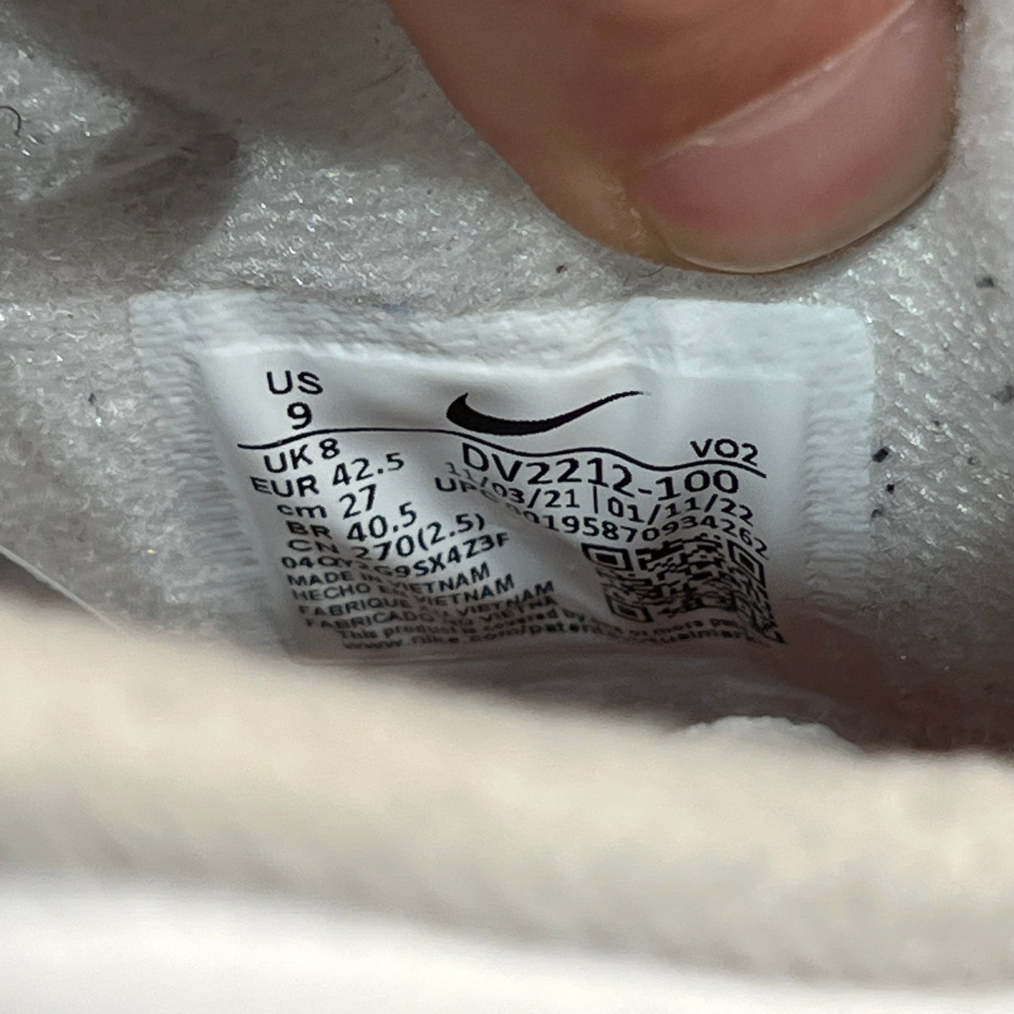 Nike Air Trainer Bo Jackson Orange/White (2022) Size 9 USED s23055