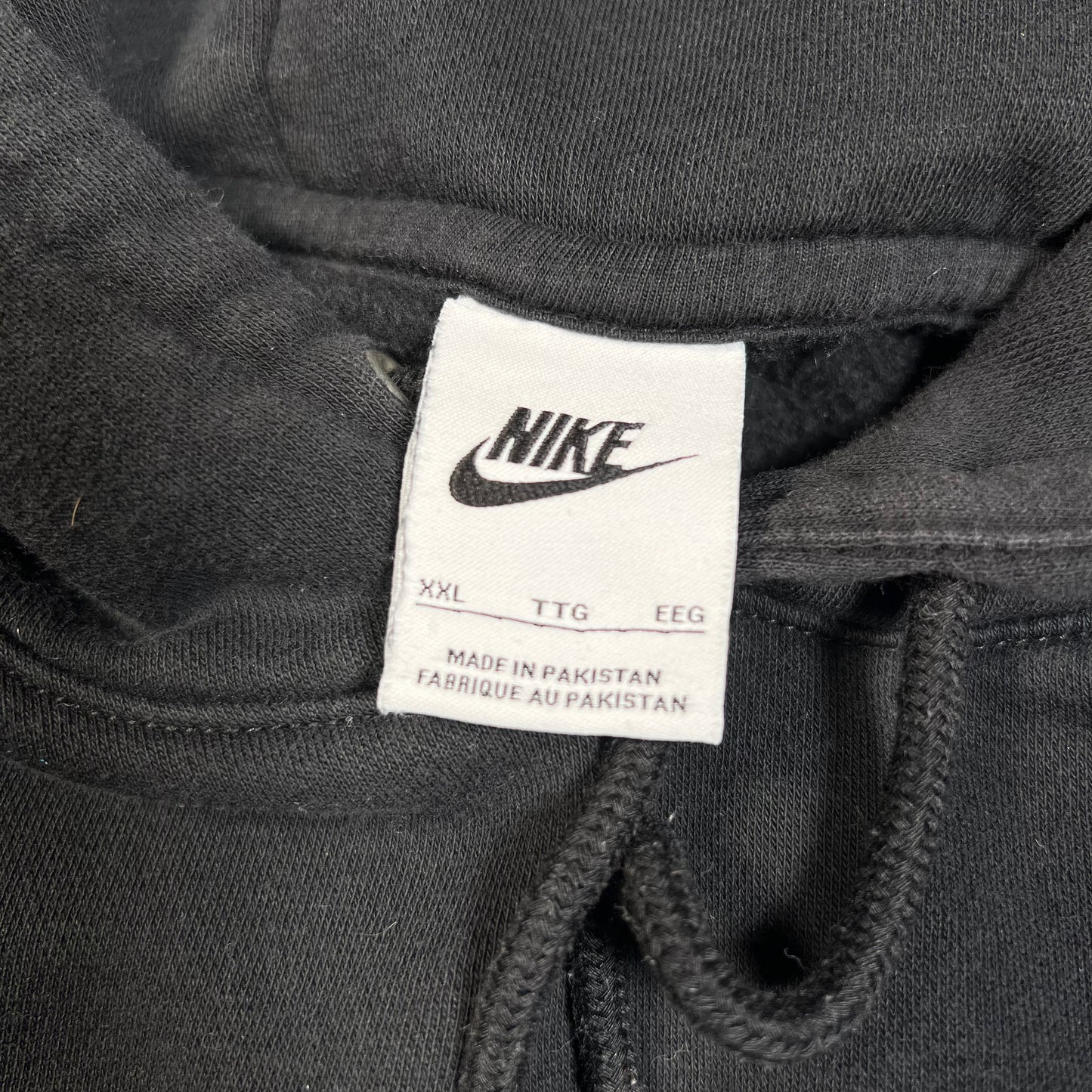 Nike Black Hoodie Size XXL USED v19731