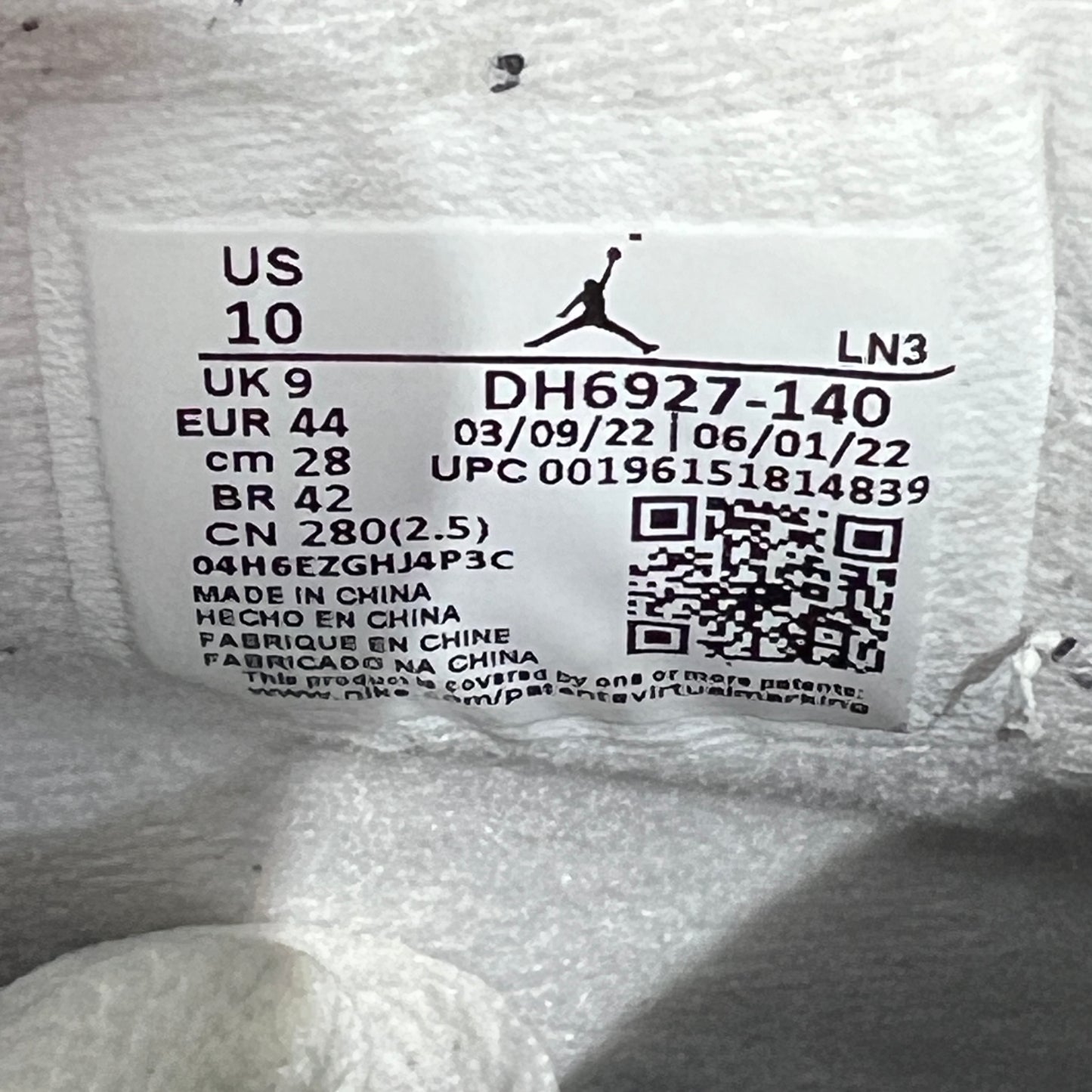 Jordan 4 Midnight Navy (2022) Size 10 USED s23025