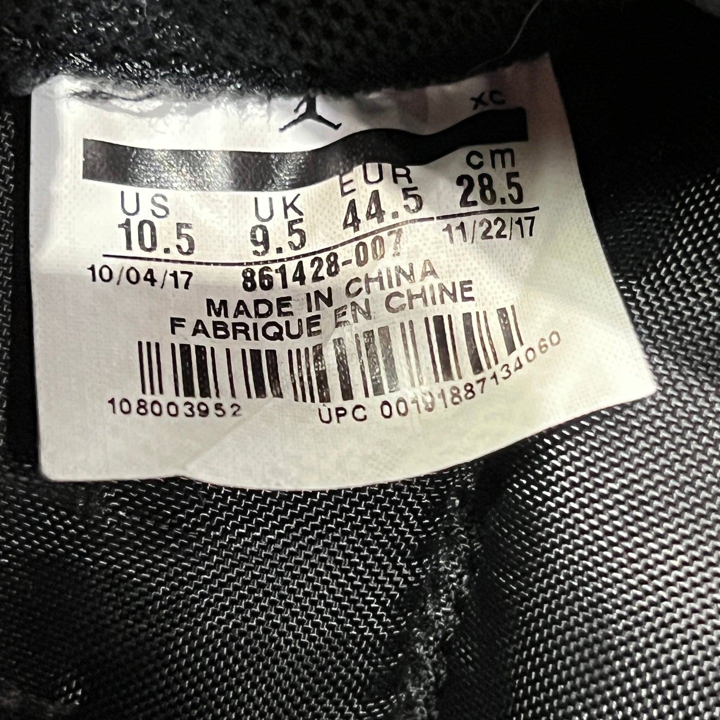 Jordan 1 High Patent Gold Toe (2018) Size 10.5 USED s22858