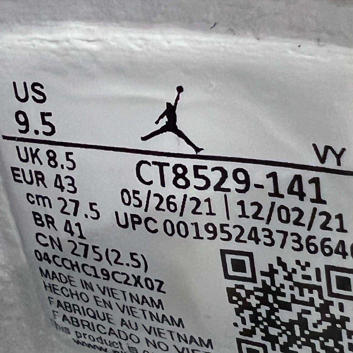 Jordan 6 Midnight Navy (2022) Size 9.5 USED s23205