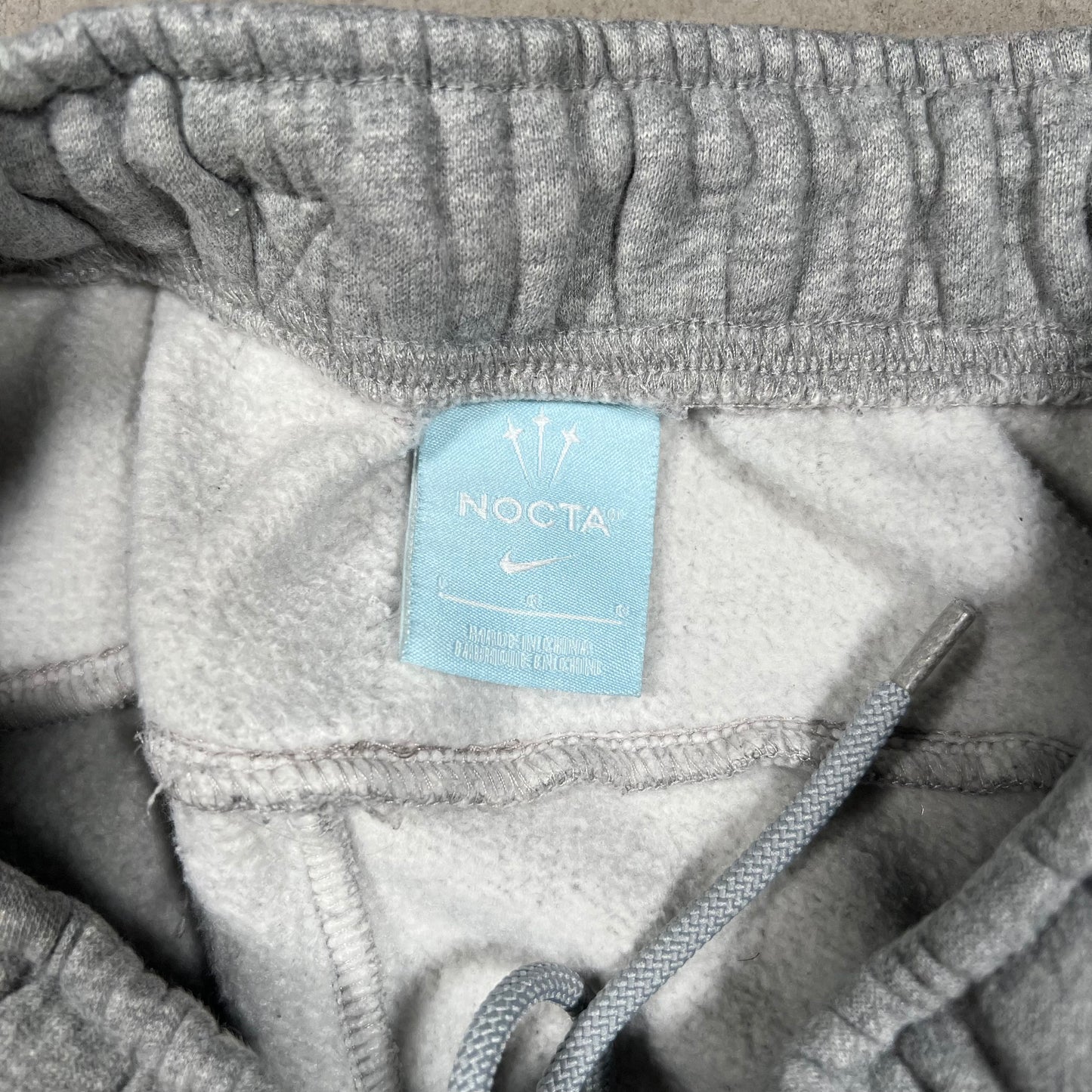 Nike Nocta Basic Grey Sweatpants Size Large USED x17903