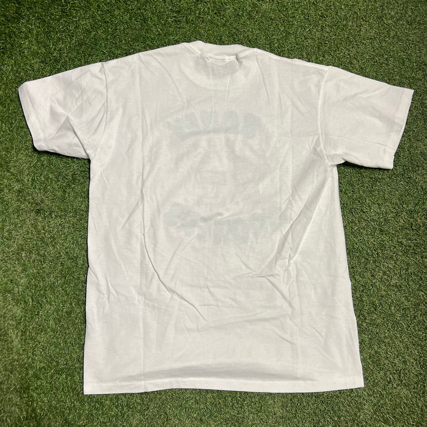 1990s Honey Mooners Just Married White Tee Size Large USED v10625