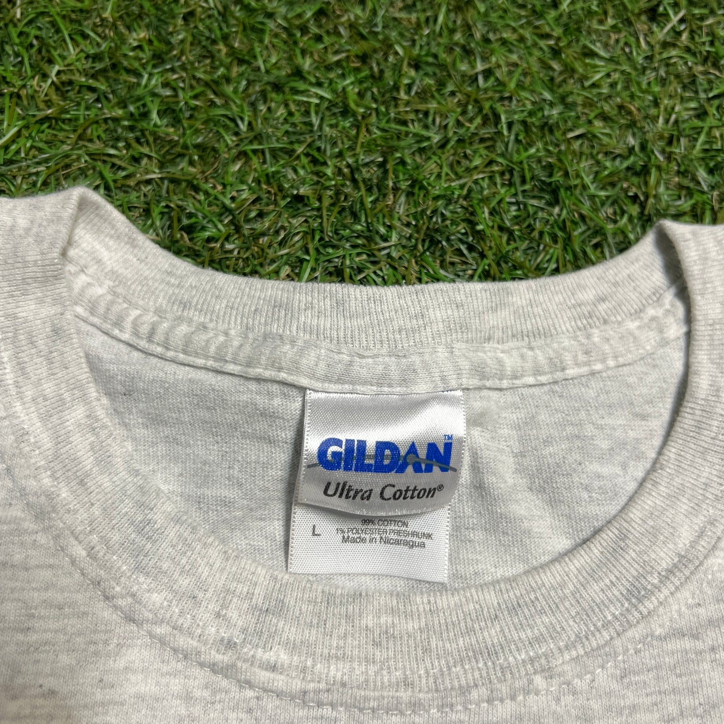 2003 Big Johnson Snowmobiles Grey Tee Size Large USED v4641
