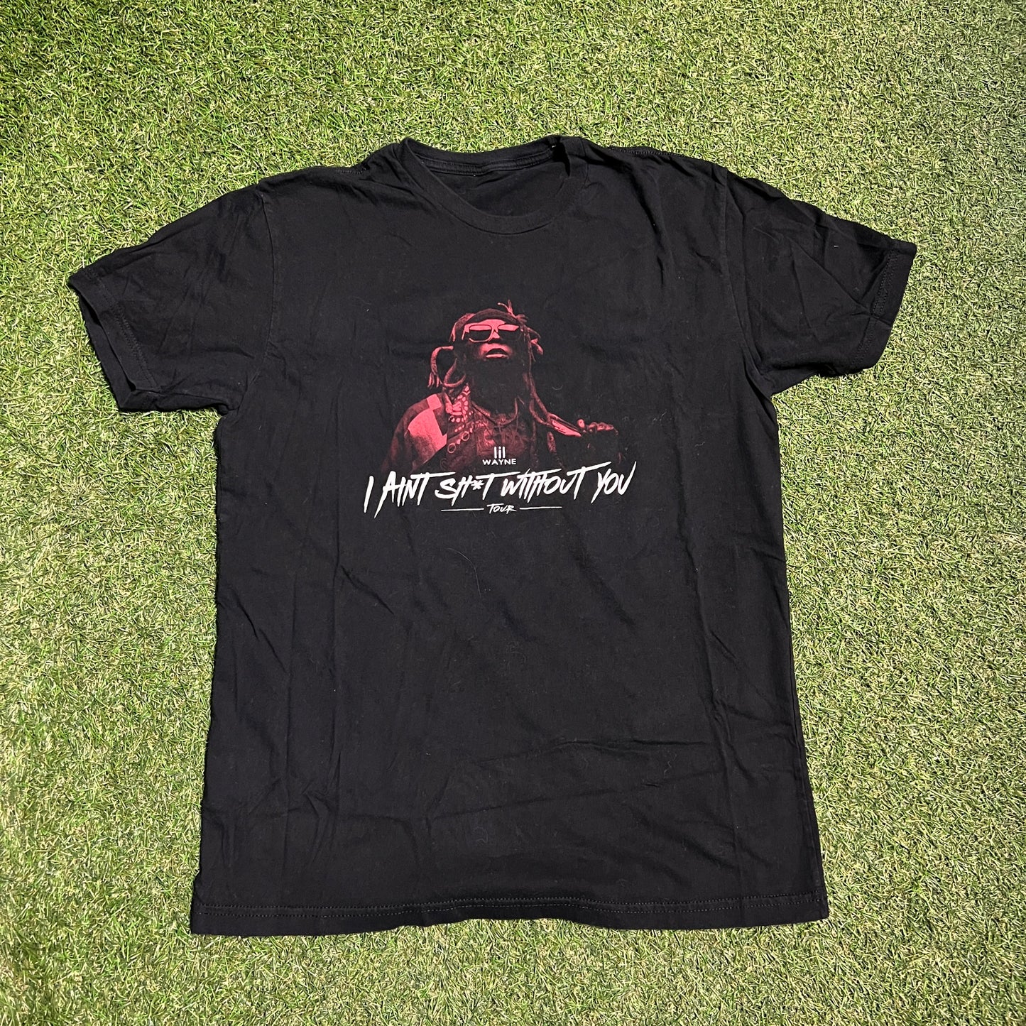 Lil Wayne I Aint Shit Without You Tour Size Large USED v11037