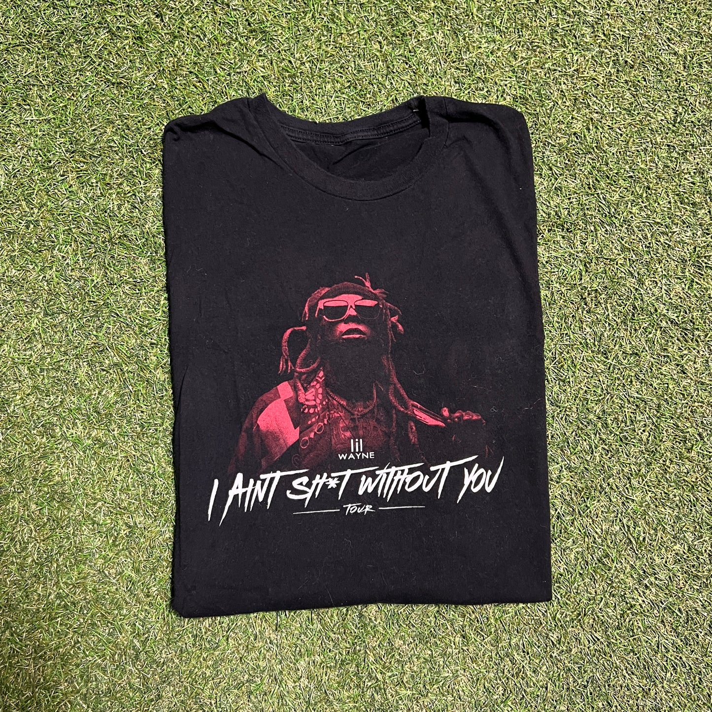 Lil Wayne I Aint Shit Without You Tour Size Large USED v11037