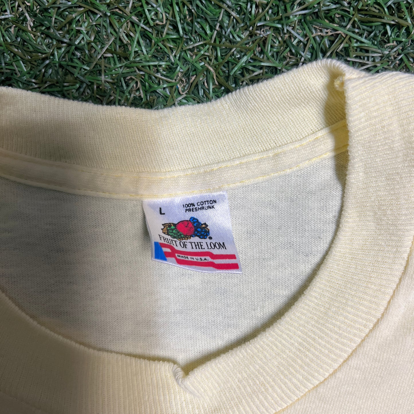 Chicago police tee yellow Size Large USED v14085