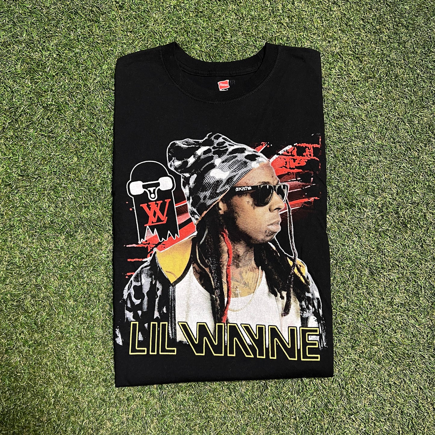 2016 Lil wayne The Dedication Tour Black Tee Size Large USED v5246