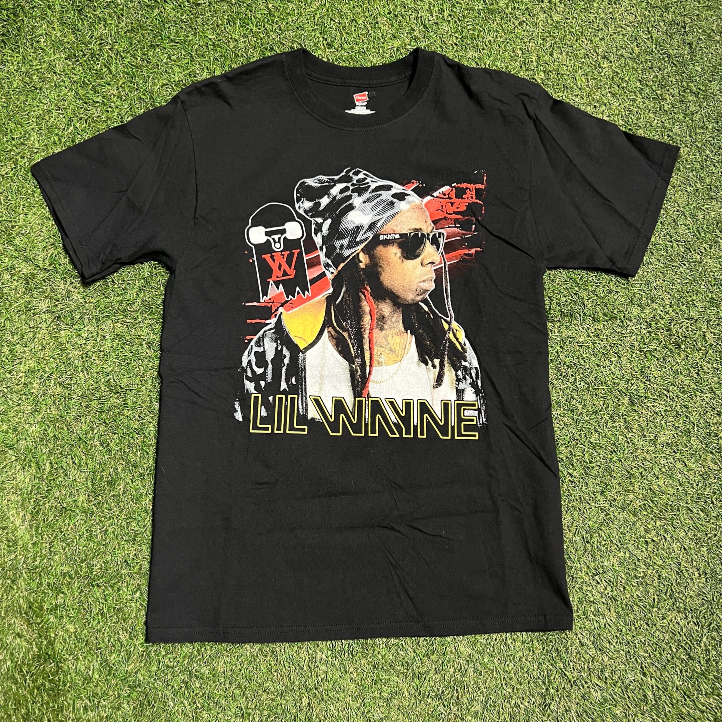 2016 Lil wayne The Dedication Tour Black Tee Size Large USED v5246